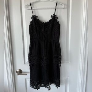 Lace Black Dress